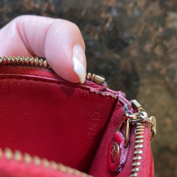 Authentic Louis Vuitton Red Key Pouch - Picture 4 of 11